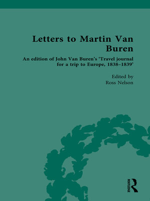 cover image of Letters to Martin Van Buren